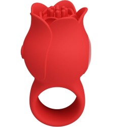 vibrateur de doigt en forme de jae rose 10 vibrations rouge