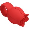vibrateur de doigt en forme de jae rose 10 vibrations rouge