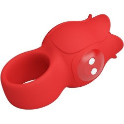 vibrateur de doigt en forme de jae rose 10 vibrations rouge