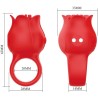 vibrateur de doigt en forme de jae rose 10 vibrations rouge