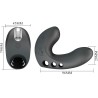 vibrateur doigt camelia 7 vibrations noir