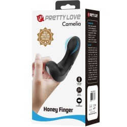 vibrateur doigt camelia 7 vibrations noir