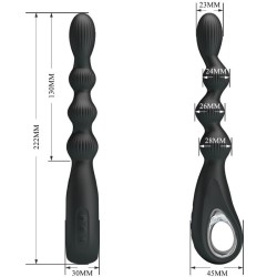 vibrateur anal federer 12 vibrations noir