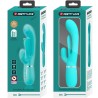 shania triple rabbit vibrateur multifonction 3 en 1 bleu