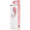 vibrateur point g lumineux + stimulateur de clitoris 30 vibrations rose