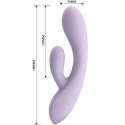 vibrateur rosolyn rabbit 10 vibrations violet