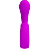 sibel vibrateur point g + stimulateur clitoris sibel 10 vibrations violet