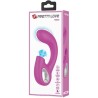 sibel vibrateur point g + stimulateur clitoris sibel 10 vibrations violet