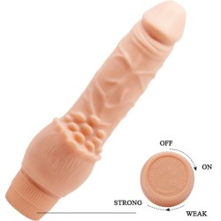 vibrateur réaliste barbara 19,5 cm chair
