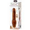 vibrateur réaliste barbara 19,5 cm mulâtre