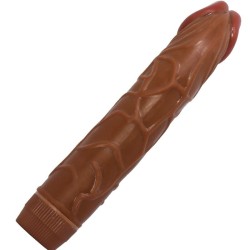 vibrateur réaliste bob 22,5 cm mulâtre