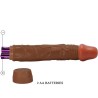vibrateur réaliste bob 22,5 cm mulâtre