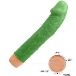 vibrateur réaliste bill 22,5 cm vert