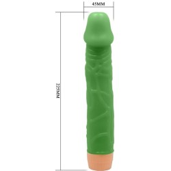 vibrateur réaliste bill 22,5 cm vert