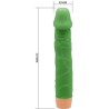 vibrateur réaliste bill 22,5 cm vert