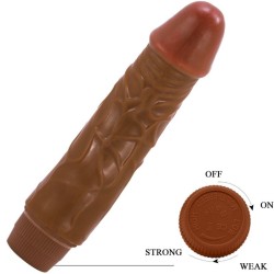 vibrateur realiste jeff 19,5 cm mulatto