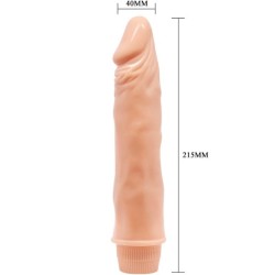 vibrateur réaliste nain 21 cm chair