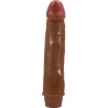 vibrateur réaliste nain 21 cm mulâtre