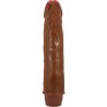 vibrateur réaliste nain 21 cm mulâtre