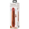vibrateur réaliste nain 21 cm mulâtre