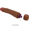 vibrateur réaliste dybbuk 24 cm mulâtre