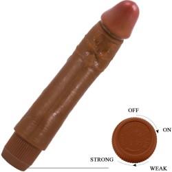 vibrateur réaliste dybbuk 24 cm mulâtre