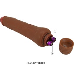 vibrateur réaliste dryade 25 cm mulâtre