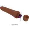 vibrateur réaliste dryade 25 cm mulâtre