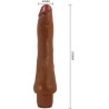 vibrateur réaliste dryade 25 cm mulâtre