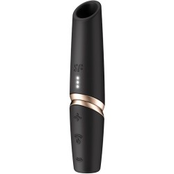 stimulateur de clitoris perfect kiss wave noir - or
