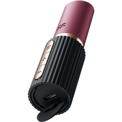 stimulateur de clitoris pro 2 kiss wave grenat - noir