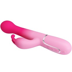 vibrateur lapin multifonction 3 en 1 dejon rose