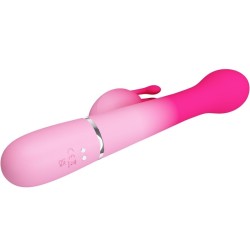 vibrateur lapin multifonction 3 en 1 dejon rose