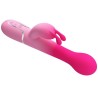 vibrateur lapin multifonction 3 en 1 dejon rose