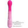 vibrateur lapin multifonction 3 en 1 dejon rose