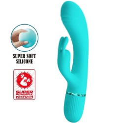 vibrateur scocco lapin turquoise