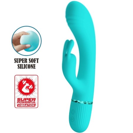vibrateur scocco lapin turquoise