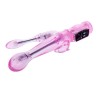 vibrateur flexible avec stimulateur anal