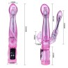 vibrateur flexible avec stimulateur anal