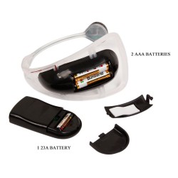 string avec vibrateur avec télécommande lilas