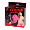 string avec vibrateur avec télécommande lilas