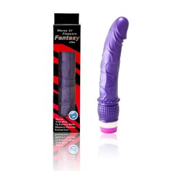 vibrateur vagues de plaisir 23 cm violet