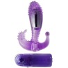 stimulateur vaginal et anal lilas avec vibration