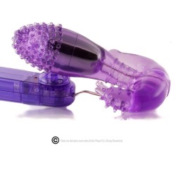 stimulateur vaginal et anal lilas avec vibration