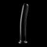 modèle 9 gode en verre borosilicate clair 15.5 cm -o- 2.5 cm