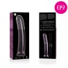 modèle 9 gode en verre borosilicate rose 15.5 cm -o- 2.5 cm