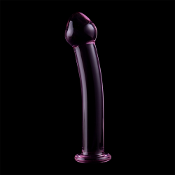 modèle 11 gode en verre borosilicate rose 16 cm -o- 3 cm