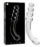modèle 14 gode en verre borosilicate clair 18.5 cm -o- 3 cm