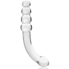 modèle 14 gode en verre borosilicate clair 18.5 cm -o- 3 cm