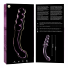 modèle 14 gode en verre borosilicate rose 18.5 cm -o- 3 cm